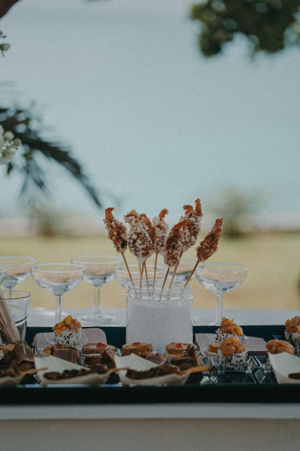 finger food cocktail mariage guadeloupe tenders poulet